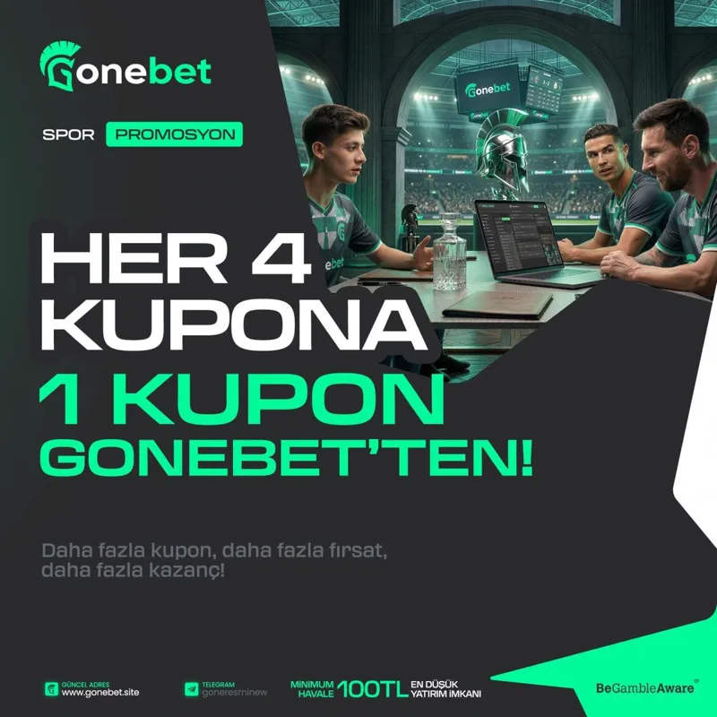GONEBET - Gonebet · 4 Kupon 1 Bedava